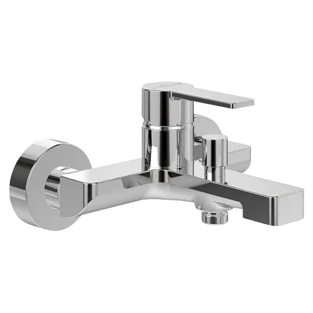 Villeroy & Boch Einhebel-Badewannenarmatur Architectura in Chrom