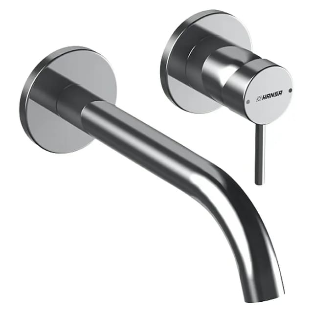 Hansa Waschtisch-Einhand-Wandbatterie 22,5 cm HANSAPUBLIC in Chrom