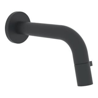 Hansa Waschtisch-Wandarmatur 10,7 cm HANSANOVA in Schwarz-Matt