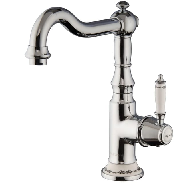 PaulGurkes Nostalgie Waschtischarmatur Küchenarmatur im Retrodesign Metall