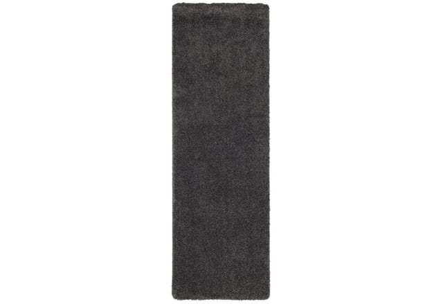 Snapstyle Luxus Hochflor Langflor Läufer Teppich Milano Anthrazit 80x160cm