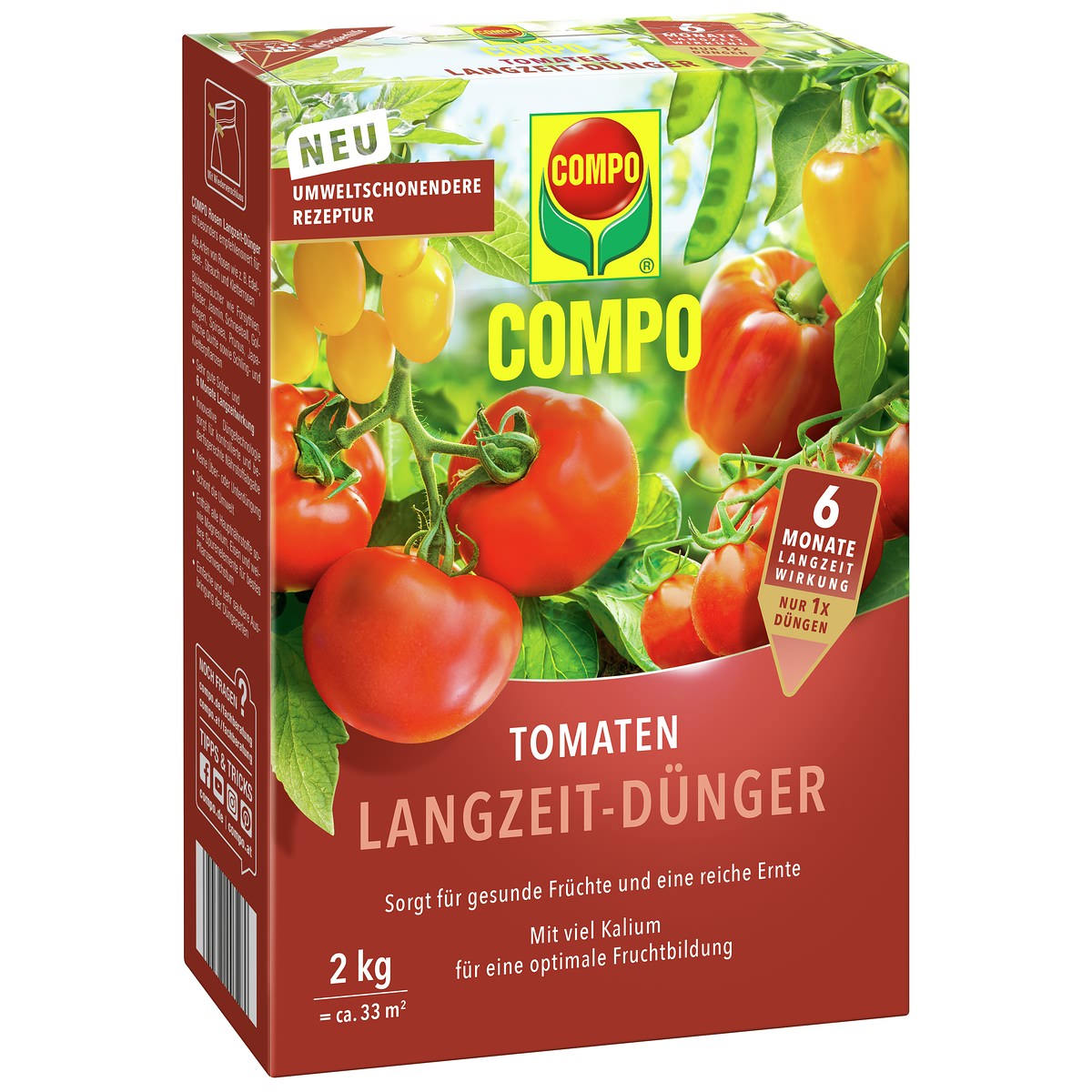 Compo Tomaten Langzeit-dünger - 2 Kg