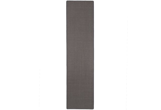 Snapstyle Sisal Natur Läufer Teppich Anthrazit 80x160cm
