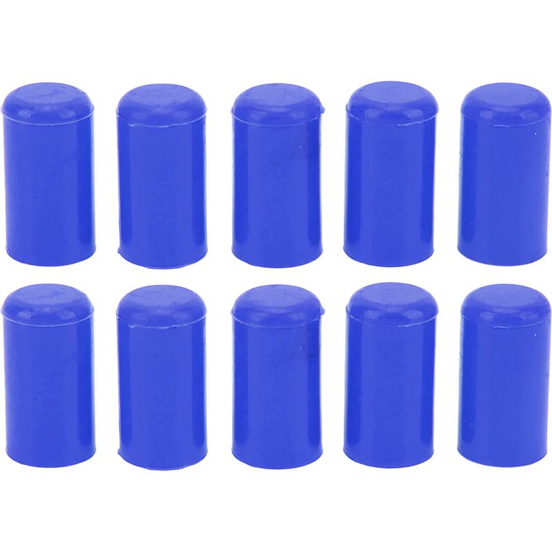 10 Stück 10-mm-kfz-schlauchstopfen, Ozonbeständige Silikon-saugschlauchstopfen, Wasserdicht, Flexibel, Gute Abdichtung Zum Schutz (blau)