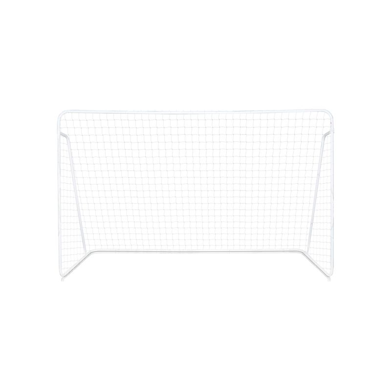 L&h-cfcahl – Fußballtor Aus Verzinktem Stahlrohr, 240 X 150 X 90 Cm – Maschenweite 10 X 10 Cm – Rohrdurchmesser Φ25 X 0,6 Mm – Leicht Und Langlebig Für Spielfelder