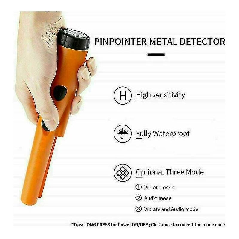 Garrett Pro-pointer Metalldetektor – Kompakter, Wasserdichter Pinpointer – 30 Stunden Akkulaufzeit – Led-licht Für Schlechte Lichtverhältnisse