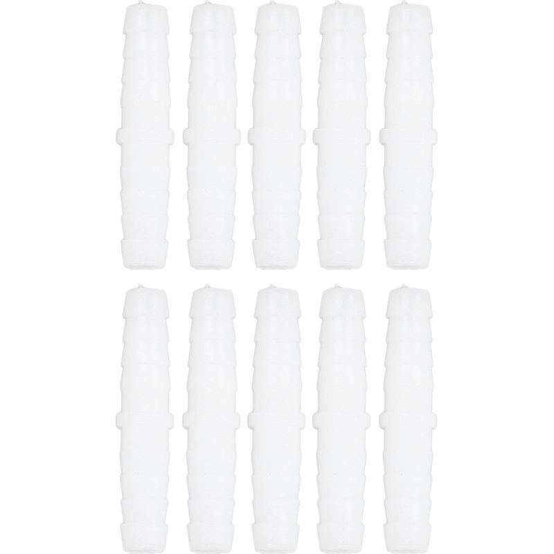 10 Stück Gerade Schlauchverbinder Aus Kunststoff Mit Widerhaken, Gleichschenklige Verbindungsstücke, Verbindungsstücke, Adapter, 6-6 Mm
