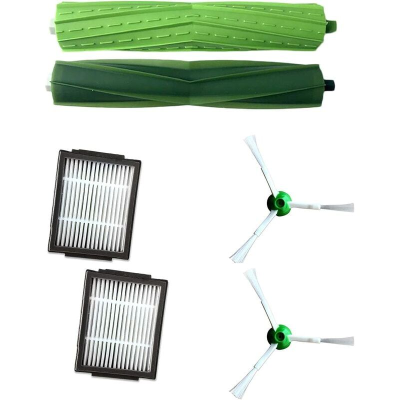 Ersatzzubehörset Für Irobot Roomba Serie I, Irobot I7, E5 Und E6: Filter, Hauptbürste Und Seitenbürste. Individuell Anpassbar.