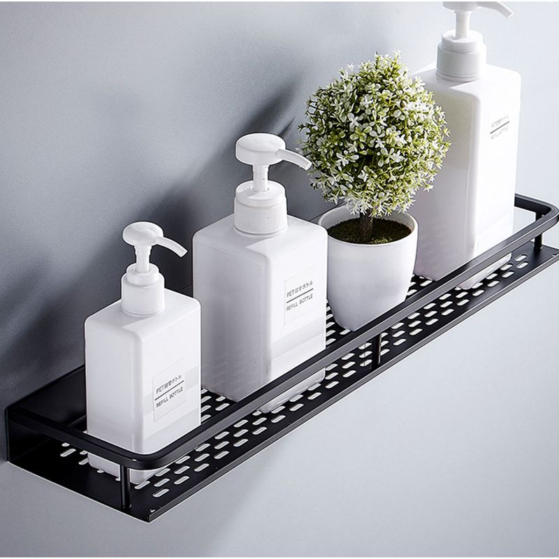 Duschablage Aus Aluminium Mit Abfluss – Wandmontage – Maße 60 X 20 Cm – Für Shampoo Und Seife – Rutschfeste Ausführung