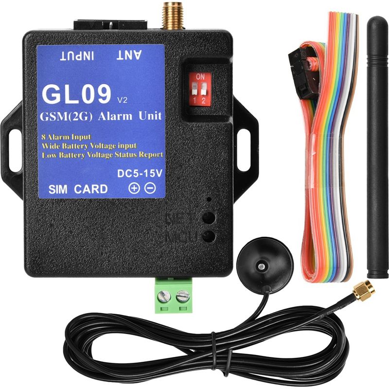 Gl09 8-kanal-gsm-anwendungssteuerungs-alarmsystem Mit Akku Und Sms-benachrichtigung