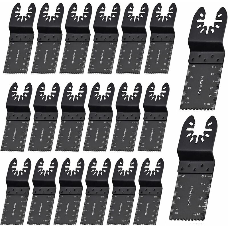35-mm-multifunktions-sägeblatt – 20-teiliges Set Für Metall Und Holz – Präzisionsschnitte Für Dewalt, Bosch, Dremel, Makita