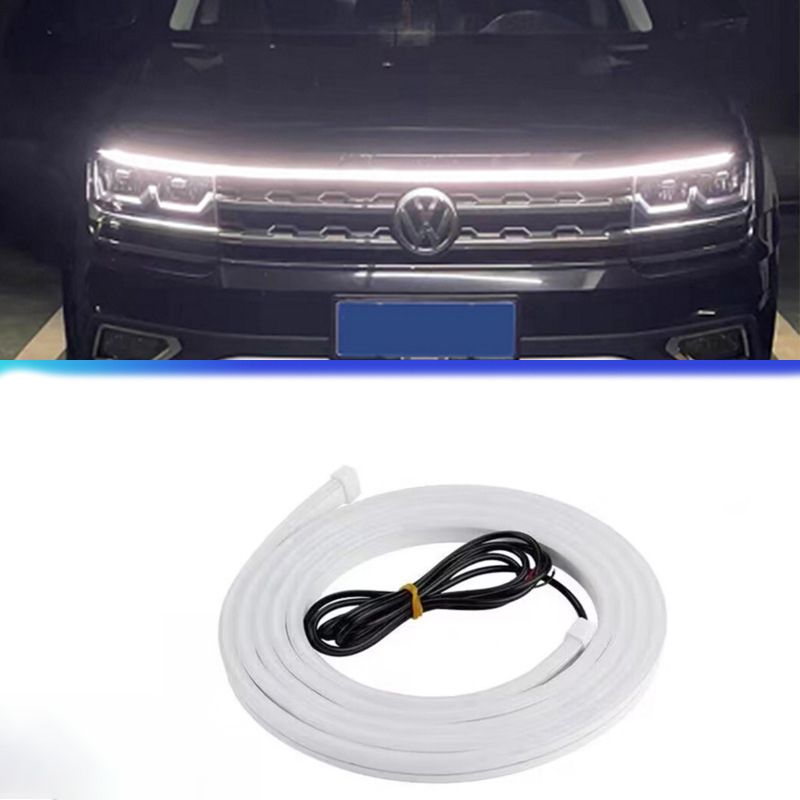 150 Cm Led-streifen Für Den Außenbereich – Flexibles Tagfahrlicht 10–16 V – Wasserdicht Und Langlebig – Einfache Montage Mit Doppelseitigem Klebeband
