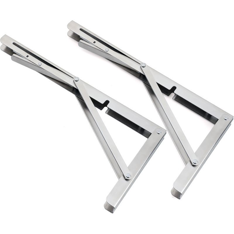 250-mm-klappkonsole, Klappbare Konsolenhalterung Aus Edelstahl, Wandregalhalterung