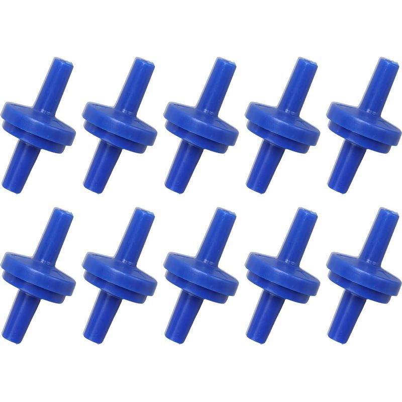Packung Mit 10 Einweg-rückschlagventilen Aus Kunststoff Für Wasser, Kraftstoff, Gas, Flüssigkeiten, Luft (4 Mm)