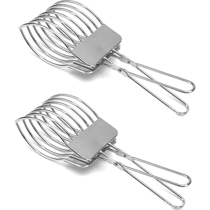 2-teiliges Edelstahl-schneidezangen-set, Fleischzange, Schinkentrenner, Hot-dog-schinkentrenner