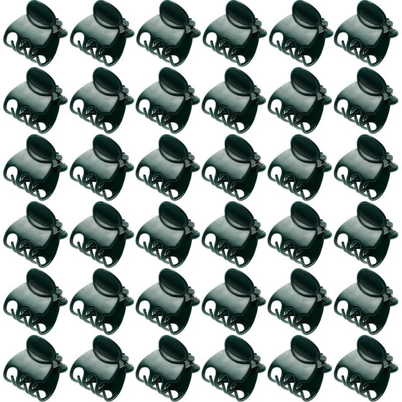 Packung Mit 100 Grünen Orchideenclips Aus Kunststoff Für Gartenpflanzen Und Blumen