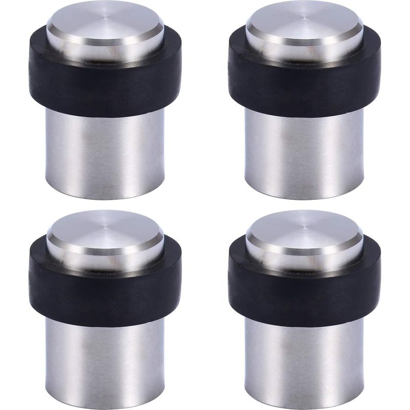 4,5 Cm Edelstahl-türstopper Für Den Boden, Türstopper, Türblocker (4er-pack)