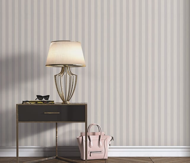 Bricoflor Vliestapete Grafisch in Taupe