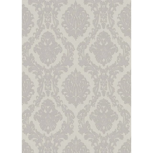 Bricoflor Taupe Ornament Vliestapete