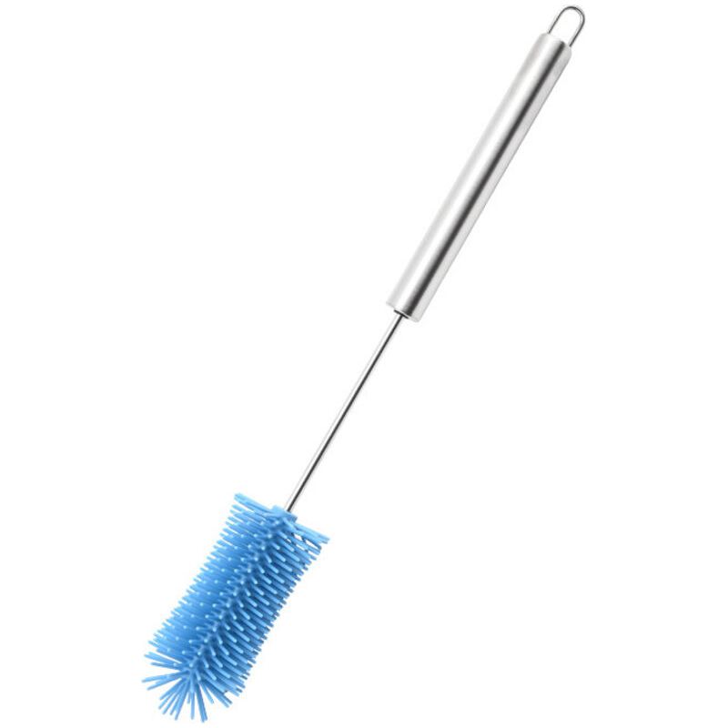 Silikon-flaschenbürste, Babyflaschenbürste, Flaschenbürste Mit Langem Griff, Reinigungsbürste Für Küchenbecher, Flaschen Und Wasserkocher