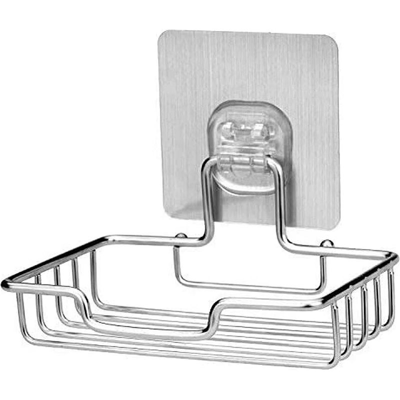 Wandseifenschale, Selbstklebend, Edelstahl, Kein Bohren, Rostfrei, Für Bad, Küche, Dusche