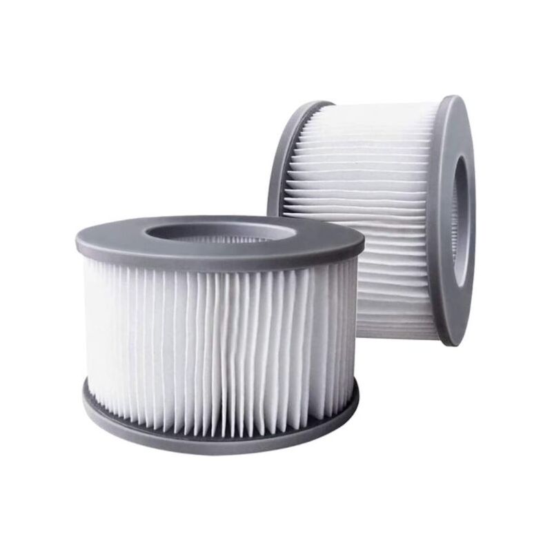 Ersatzfilter – Kartuschenpumpe Für Schwimmbäder, Whirlpools Und Spas, 110 X 80 X 60 Mm, 2er-pack