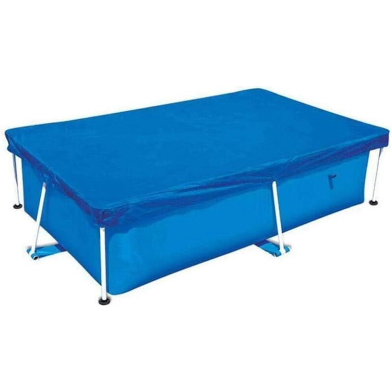 Rechteckige Schwimmbadabdeckung, Uv-beständig, Staubdicht, Poolzubehör, Blau – 220 X 150 Cm