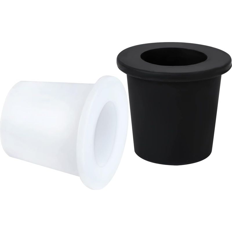 Stück Tischschirmlochringe, Weiche Silikon-tischschirmringe Für 5 Cm Bis 6,4 Cm Große Löcher In Terrassentischen, 3,8 Cm Und Kleine Schirmstangen (schwarz, Weiß)