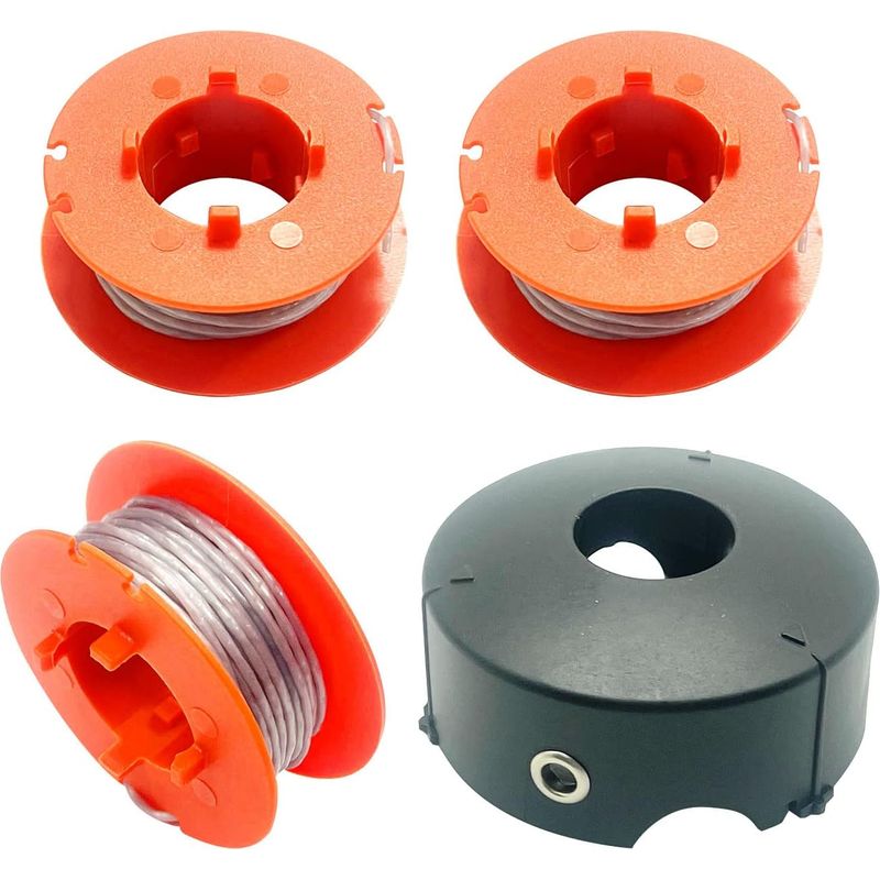 Garnspule Für Bosch Art 23 26 30 Easytrim Und Combitrim, Pro-tap Automatische Flexible Garnspule, 8 M X 1,6 Mm Mit Abdeckung F016l71088 (3 Spulen + 1 Abdeckung)