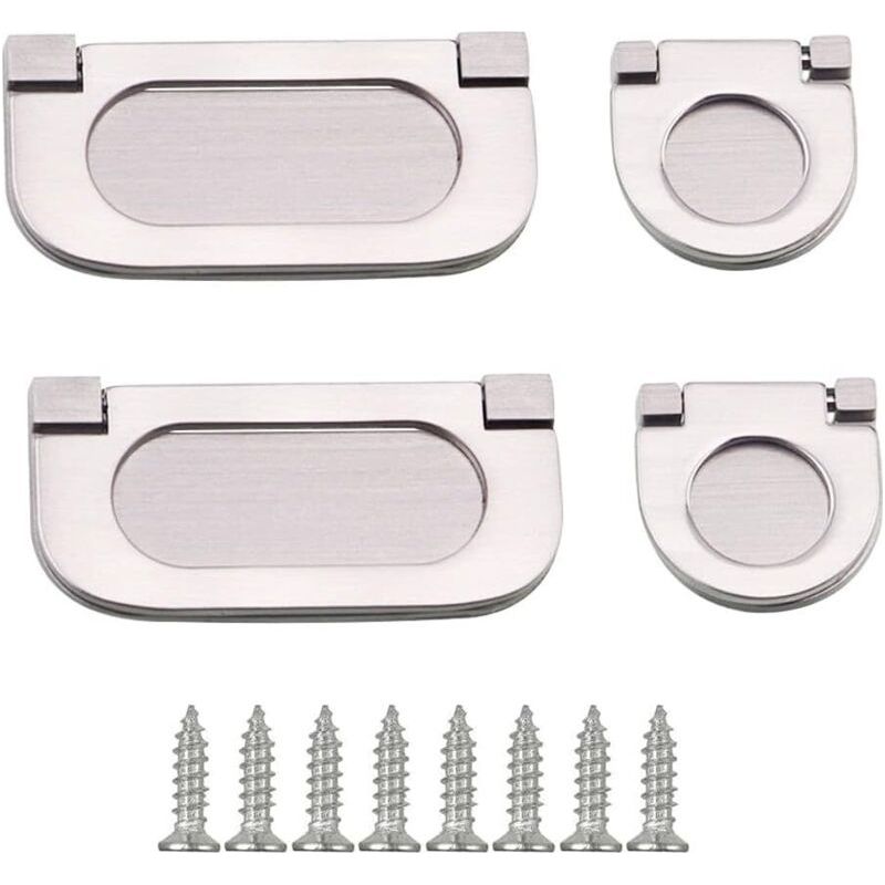 Stück Unsichtbare Griffe, Schubladengriffe, Eingelassene Griffe, Küchentürgriffe, Schrankschubladengriffe, Schlafzimmermöbel-schubladengriffe, 35/75 Mm