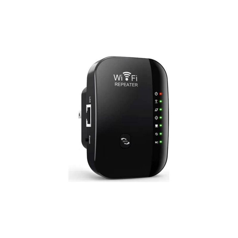 Neuer 300m Wlan-signalverstärker, Netzwerk-extender, Ap-booster, Repeater (schwarz)