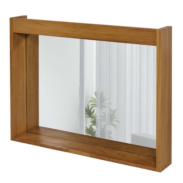 MCW Teak-Wandspiegel M75 77x100cm