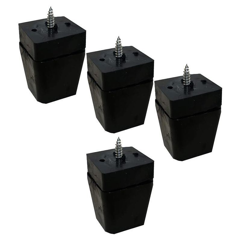 30-40 Mm Möbelfüße, Rutschfeste Pads Für Stühle, Sofabeine, Tische Und Holzböden, Geräuschdämpfend, 4 Stück (schwarz)