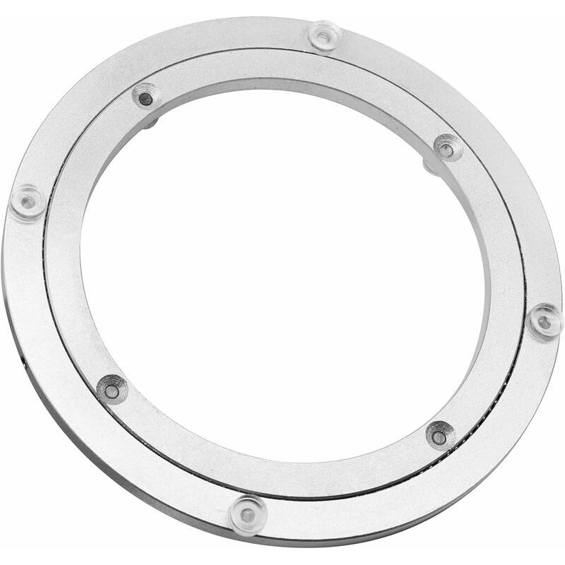Drehtellerlager Aus Aluminiumlegierung, Robustes Drehlager Für Runde Esstische, Leichtgängige Drehtellerbefestigung, 8 Zoll