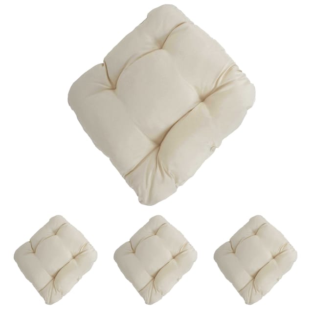 MCW Sitzkissen Milano 4er-Set Creme