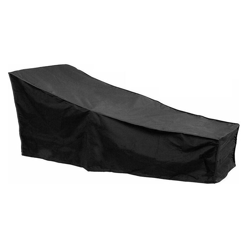 Schutzhüllen Für Gartenliegen, Wasserdicht, Winddicht, Uv-beständig, 210d Oxford-gewebe, 2107580/40cm (schwarz)