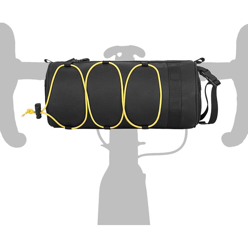 Lenkertasche, Wasserdichte Lenkertasche Mit Schultergurt, Multifunktionale Lenkertasche, Für Rennrad, Mountainbike, Reiserad (gelb)