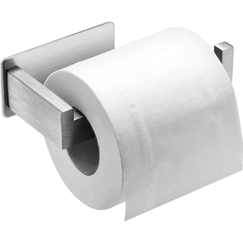 Toilettenpapierhalter, Wand-toilettenpapierhalter, Toilettenrollenhalter Für Toiletten Ohne Bohren, Edelstahl