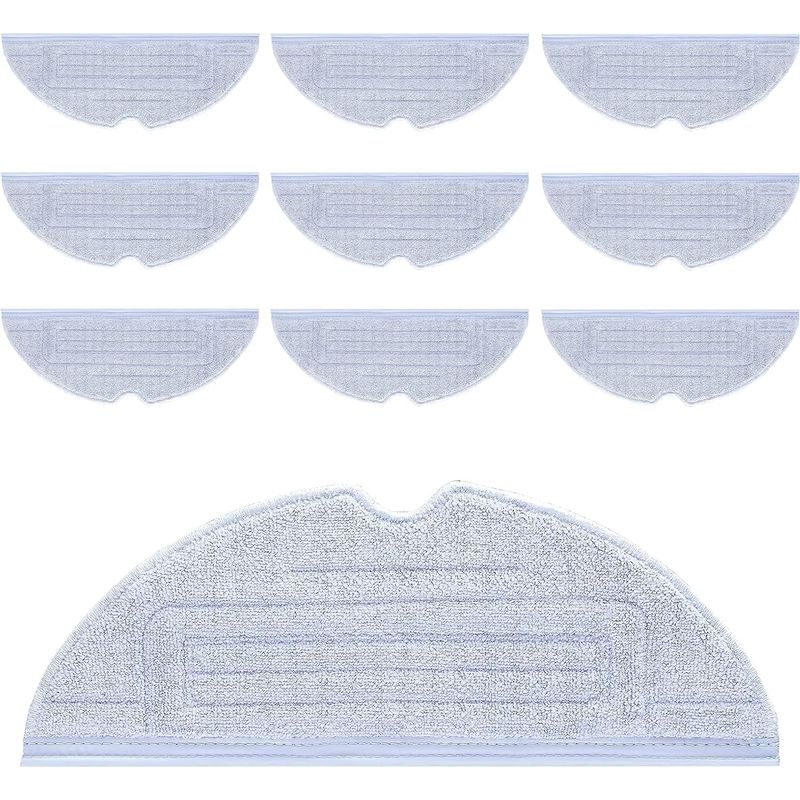 Roborock S7 Wischmopp-pads, 10-teiliges Ersatz-wischmopp-pad-set Für Roborock S7/s7 Plus/s7 Maxv/s7 Maxv Plus/s7 Maxv Ultra/s7 Pro Ultra Staubsauger, Waschbare Mikrofasertücher