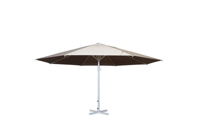 MCW Sonnenschirm Carpi II Ø 5m Creme-beige ohne Ständer