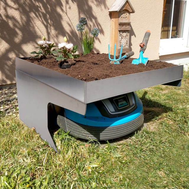 MCW Mähroboter-Garage G60 Edelstahl