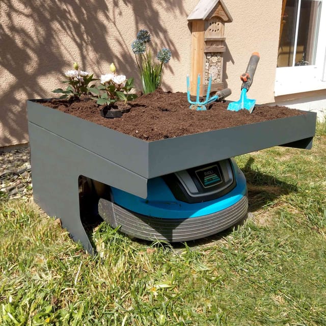 MCW Mähroboter-Garage G60 anthrazit