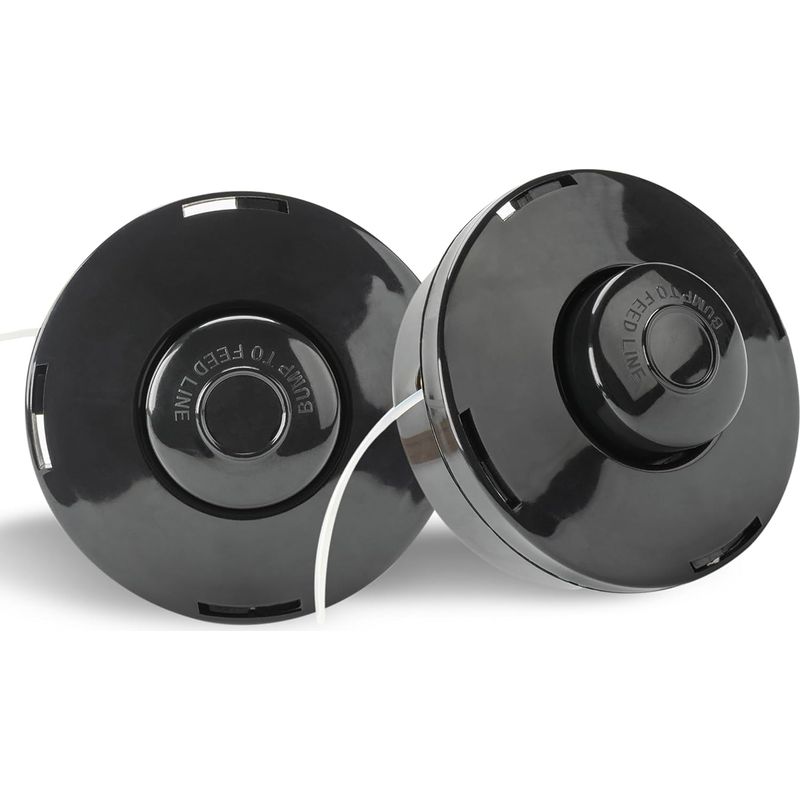 Set Mit 2 Universal-schneidköpfen, M10 X 1,25 Nylon-ersatzspule Und Doppelspulenkopf Für Benzinrasenmäher