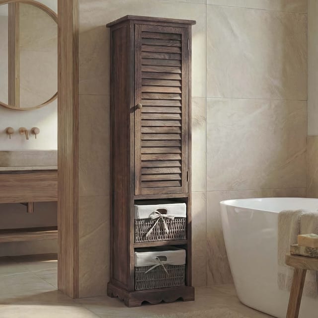 MCW Badezimmerkommode H20 Shabby Braun