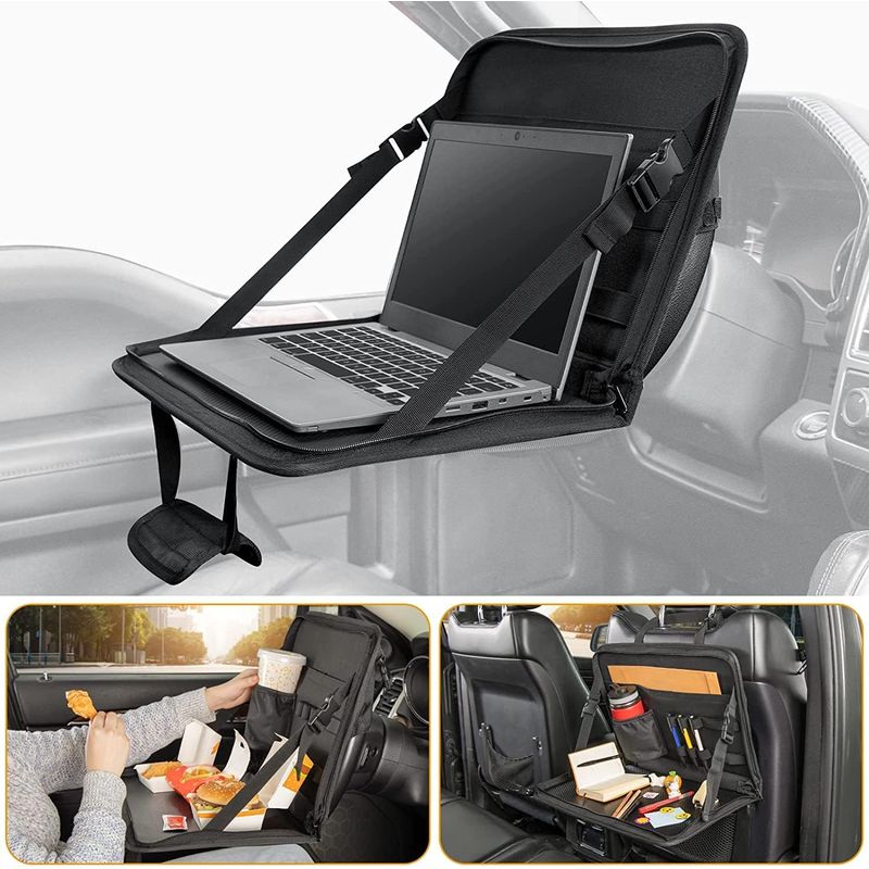 Lenkradablage, Laptoptisch Mit Getränkehalter, Auto-organizer, Verstellbarer Und Faltbarer Esstisch Fürs Auto, Passend Für Die Meisten Fahrzeuge