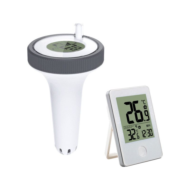 Kabelloses, Schwimmendes Poolthermometer, Elektronisches Wassertemperaturthermometer Mit Digitalempfänger Und Lcd-bildschirm Für Aquarium, Spa Und Fischteich