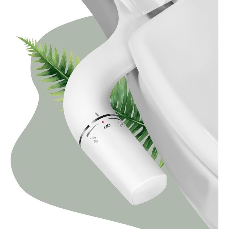 Japanisches Toilettenbidet, Nicht Elektrisch, Mit Zwei Düsen, Standard-3/8"-anschluss, Komplettset