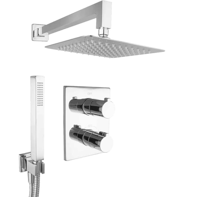 PaulGurkes Regendusche Dusche Komplett Set Duschsystem Unterputz 20cm Hochwertig