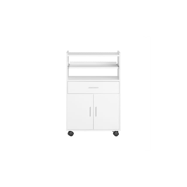 SoBuy Küchenschrank Küchenwagen Mikrowellenschrank Servierwagen FSB09-W