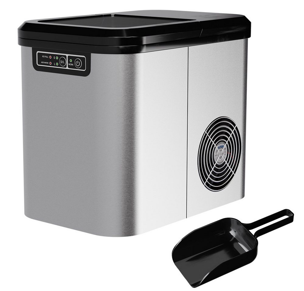 TroniTechnik Eiswürfelmaschine Ice Maker Eiswürfelbereiter Silber Edelstahl Bild 2
